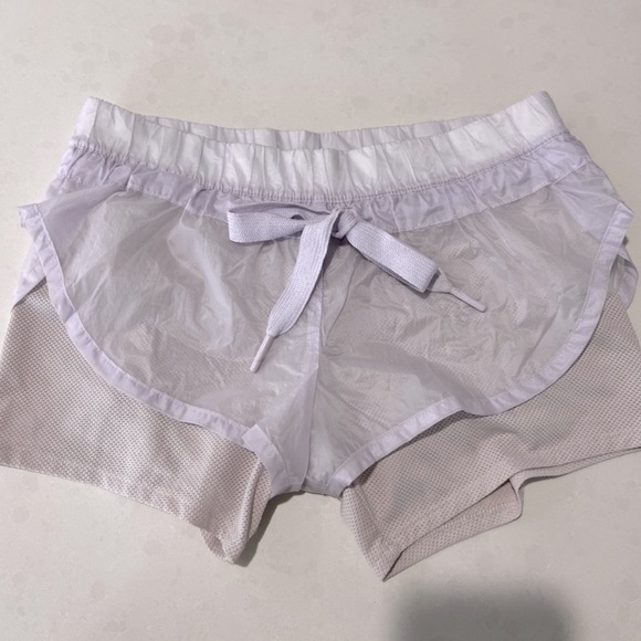 RARE LAVENDER ADIDAS BY STELLA MCCARTNEY SHORTS - Picture 1 of 10